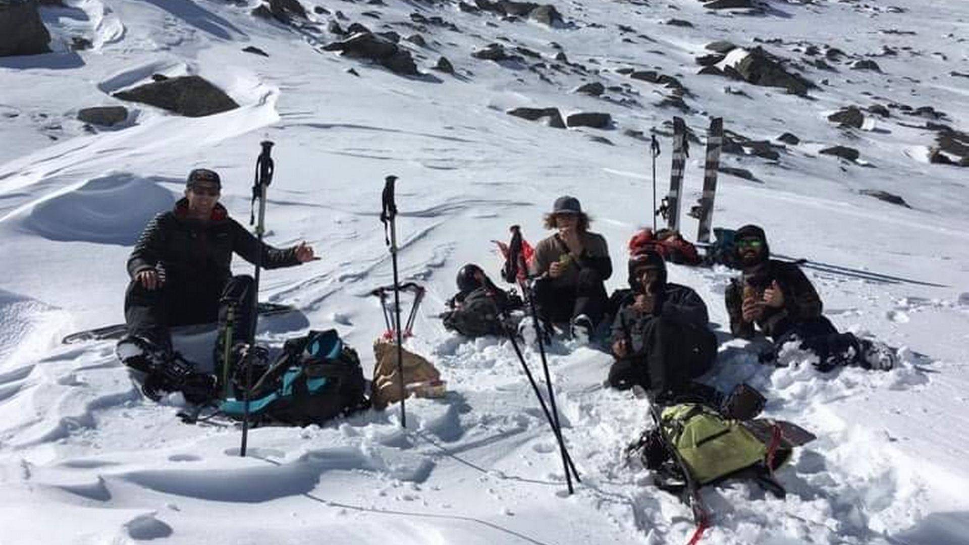 Group of People Enjoying Splitboard Hire